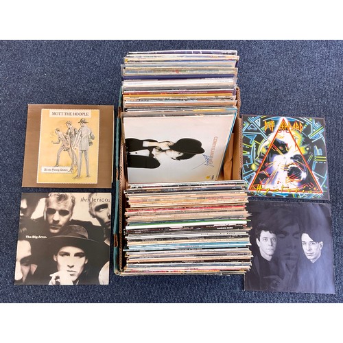 809 - A MIXED SELECTION OF LP RECORDS INCLUDING ROCK, POP, ETC, ETC 1960’S ONWARDS