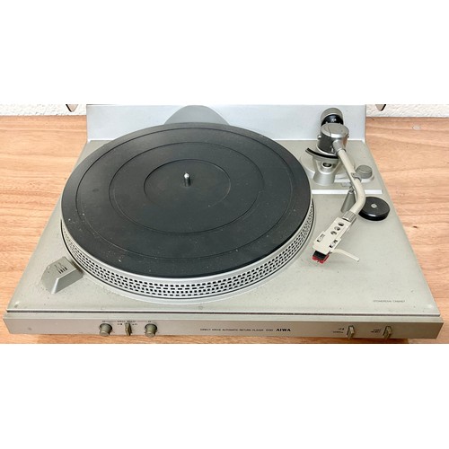 1124 - EARLY 1980’S AIWA D30 DIRECT DRIVE AUTOMATIC RETURN TURNTABLE