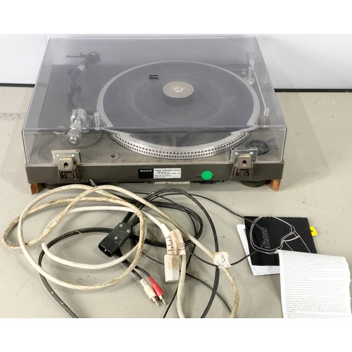 1120 - SONY PS – X6 DIRECT DRIVE TURN TABLE – WITH SHURE V15 CARTRIDGE