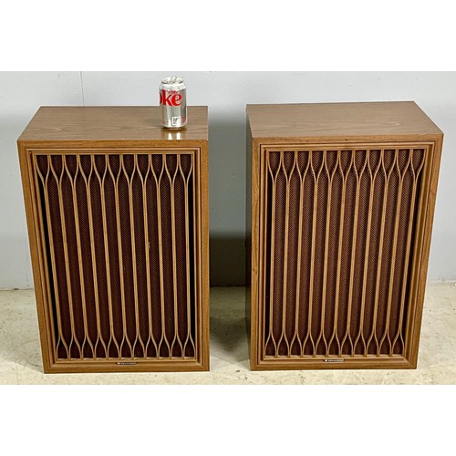 1191 - PAIR OF GOOD QUALITY KENWOOD KL-888D VINTAGE FIVE WAY SIX DRIVER LOUDSPEAKER SYSTEM CABINET SPEAKERS