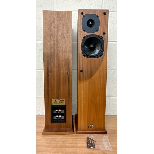 1180 - PAIR OF CASTLE FLOOR STANDING HI-FI SPEAKERS