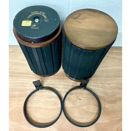 1178 - PR. OF VINTAGE ROGERS JR 149 60W LOUDSPEAKERS WITH WALL MOUNT BRACKETS