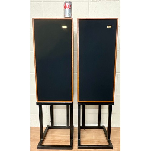 1179 - PAIR OF SPENDOR BC1 LOUDSPEAKERS T/W PAIR OF SPEAKER STANDS (16 INCHES TALL)