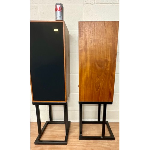 1179 - PAIR OF SPENDOR BC1 LOUDSPEAKERS T/W PAIR OF SPEAKER STANDS (16 INCHES TALL)