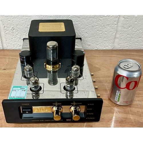 1161 - MING DA MC-7R VACUUM TUBE STEREO PREAMPLIFIER IN ORIGINAL BOX