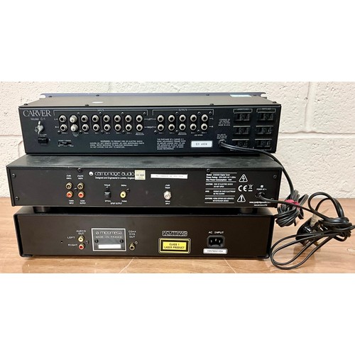 1105 - HIGH END AUDIO SEPARATES INC. A MICROMEGA CD PLAYER, A CAMBRIDGE AUDIO DAB300 DIGITAL TUNER AND A CA... 