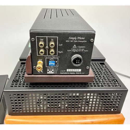 1168 - UNISON RESEARCH C5P VALVE PRE-AMP + UNISON RESEARCH VALVE PHONO STAGE AND POWER SUPPLY