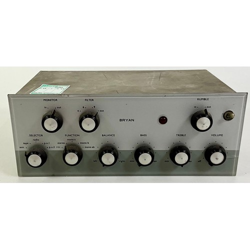 1144 - RARE VINTAGE 1960’S BRYAN 500/600 PRE/POWER AMPLIFIER