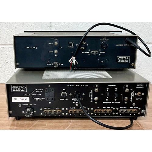 1141 - CSI SOUND (CLARKE & SMITH) 655 AMPLIFIER AND TUNER