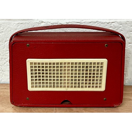 1069 - FOUR VINTAGE RADIOS INC. HACKER HERALD AND SOVEREIGN II, BUSH TR130 AND DECCA DEBONETTE