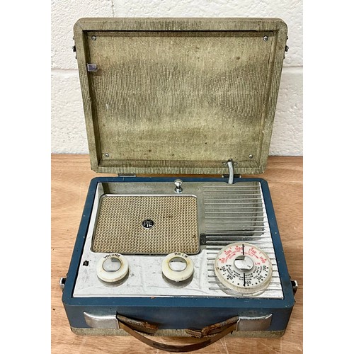 1067 - FOUR VINTAGE PORTABLE RADIOS INC. PYE, SONY AND VIDOR