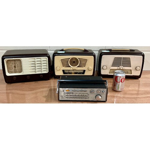 1065 - FOUR VINTAGE RADIOS INC. ULTRA AND ROBERTS