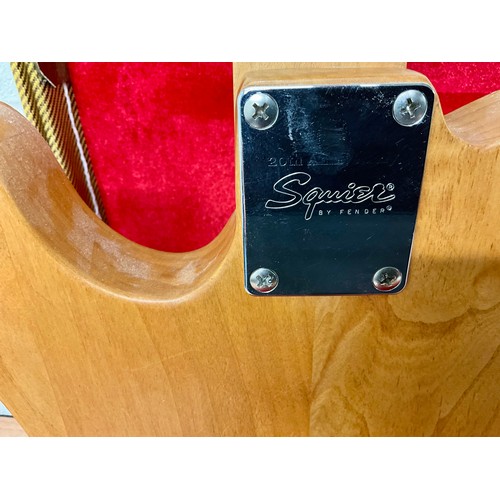 1007 - 20TH ANNIVERSARY SQUIRE TELECASTER BY FENDER GUITAR WITH HIPSHOT HELLE BENDER INSTALLATION AND THOMA... 