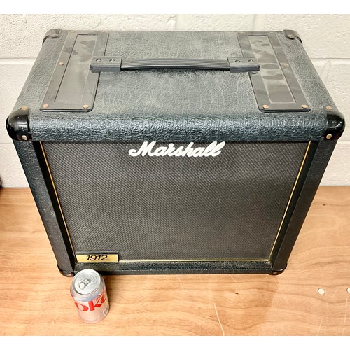 1029 - MARSHALL 1912 LEAD 1 X 12 150 WATT SPEAKER CABINET. SERIAL NO. 1480