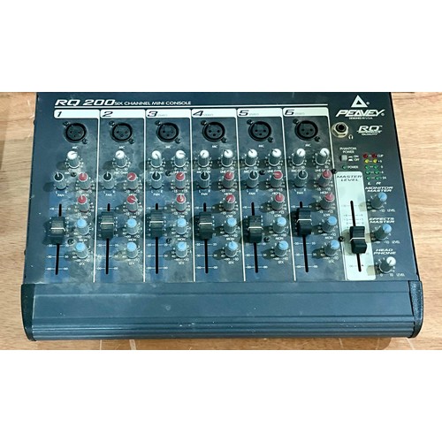 1036 - BOXED PEAVEY RQ 200 SIX CHANNEL STUDIO MIXER