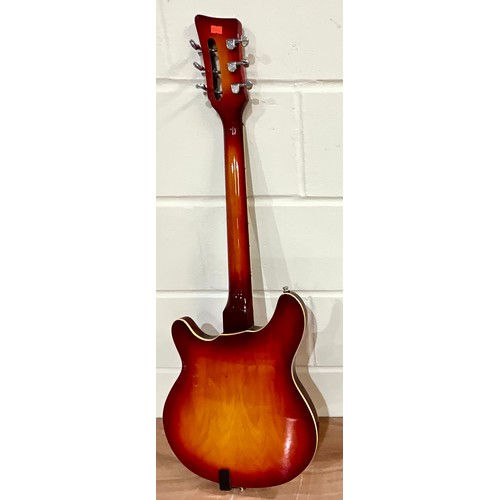 1011 - ITALIA RIMINI 6 ELECTRIC GUITAR SUNBURST FINISH, SER. NO. 070206