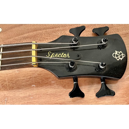 1010 - SPECTOR BASS GUITAR WITH EFFECT PEDAL AND LEADS