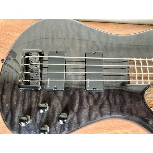 1010 - SPECTOR BASS GUITAR WITH EFFECT PEDAL AND LEADS