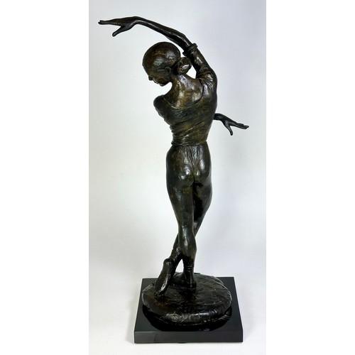 162 - AFTER ENZO MARIA PLAZOTTA (1921-1981), BRONZE STUDY OF 