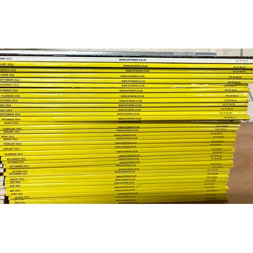 710 - LARGE QUANTITY OF HI-FI MAGAZINES, MOSTLY HI-FI WORLD AND HI-FI NEWS CIRCA 2000-2015. 2 TRAYS