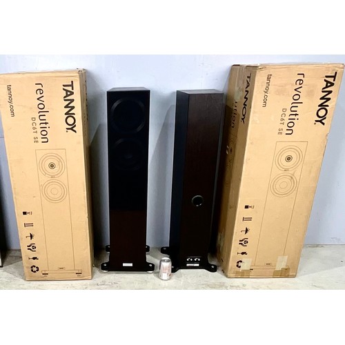 1193 - PR. BOXED TANNOY REVOLUTION DC6T SE SPEAKERS