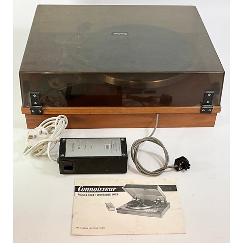 1134 - CONNOISSEUR BD 103 RECORD DECK WITH SME PICK UP ARM AND BOX FOR MODEL 3009 SERIES II PICK UP ARM