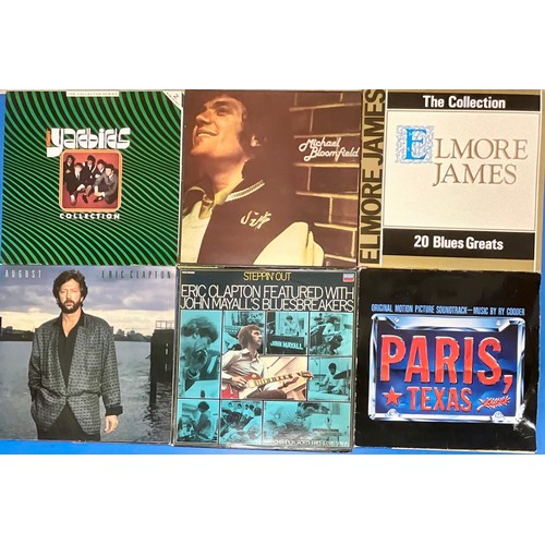 894 - GOOD SELECTION OF BLUES AND BLUES ROCK LP’S INC. ERIC CLAPTON, ROBERT CRAY, FLEETWOOD MAC, A SUN REC... 