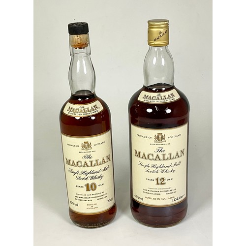 15 - MACALLAN WHISKY 10 YEARS AND MACALLAN WHISKY 12 YEARS