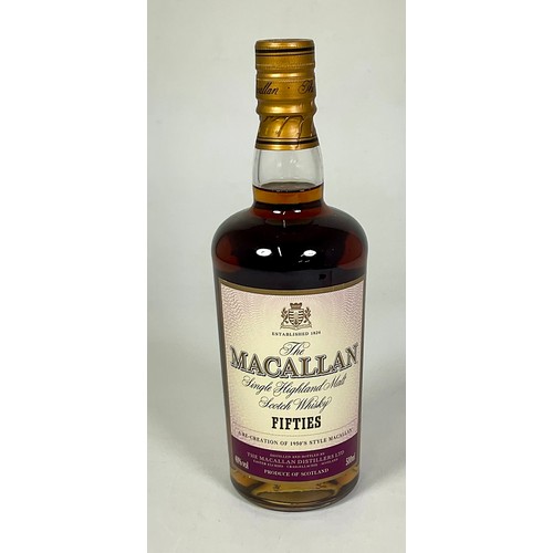 6 - THE MACALLAN SINGLE HIGHLAND MALT SCOTCH WHISKY 'FIFTIES', 500ML