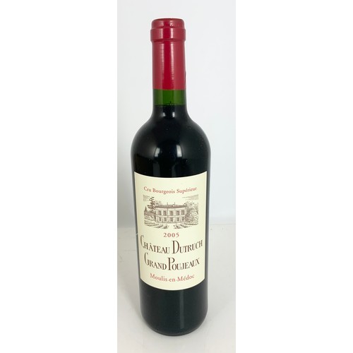 132 - CHATEAU DUTRUCH GRAND POUJEAUX, MEDOC CRU BOURGEOIS SUPERIEUR 2005, CASE OF 12 BOTTLES