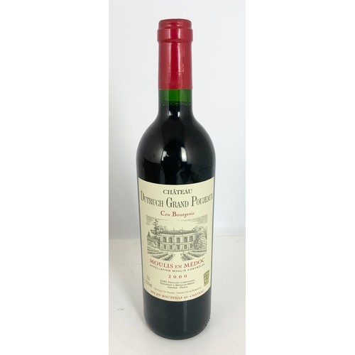 135 - CHATEAU DUTRUCH GRAND POUJEAUX, MOULIS EN MEDOC GRAND VIN DE BORDEAUX, 2000, CASE OF 12 BOTTLES