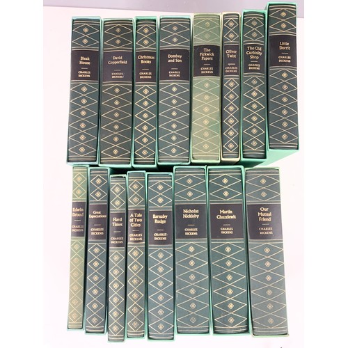 106 - FOLIO SOCIETY 16 CHARLES  DICKENS NOVELS WITH COVERS