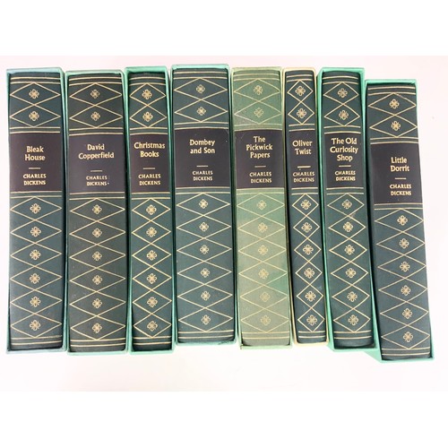 106 - FOLIO SOCIETY 16 CHARLES  DICKENS NOVELS WITH COVERS