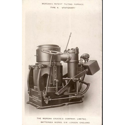 84 - A SCALE MODEL OF A COKE FIRED MORGANITE CRUCIBLE FURNACE, UNDERSTOOD TO HAVE BEEN MADE FOR ADVERTISI... 