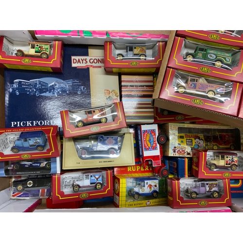 112 - ASSORTED MIXED DIECAST MOSTLY BOXED, LLEDO BEANO 65 YEARS SET, MATCHBOX K146, RUPERT VAN, DAYS GONE ... 