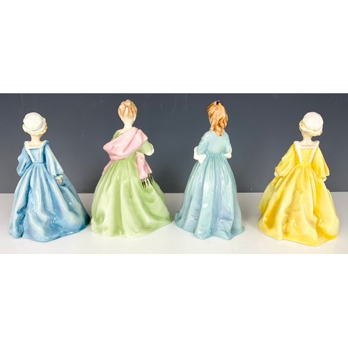 126 - 4 ROYAL WORCESTER FIGURINES