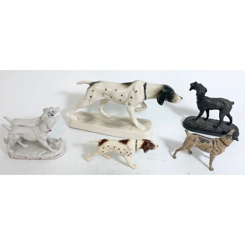 137 - COLLECTION OF DOG FIGURES