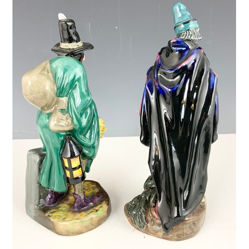 120 - ROYAL DOULTON  THE PIED PIPER HN 2102 &  THE MASK SELLER HN 2103