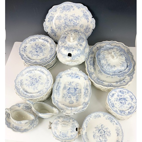 171 - QUANTITY OF WEDGWOOD ASIATIC PHEASANT PATTERN BLUE AND WHITE WARE