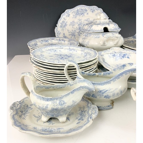 171 - QUANTITY OF WEDGWOOD ASIATIC PHEASANT PATTERN BLUE AND WHITE WARE