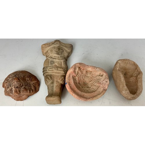 200 - MISC. POSSIBLY PERUVIAN TERRACOTTA WARE