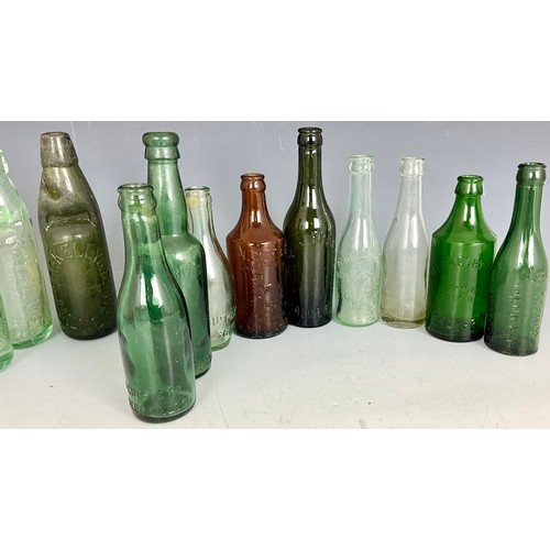 234 - COLLECTION OF VINTAGE LOCAL ‘MALVERN’ ALE, WATER AND MEDICINAL GLASS BOTTLES