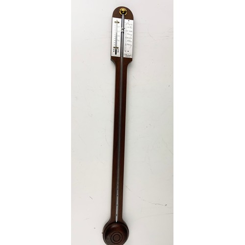 255 - RUSSELL OF NORWICH STICK BAROMETER  88cm LONG