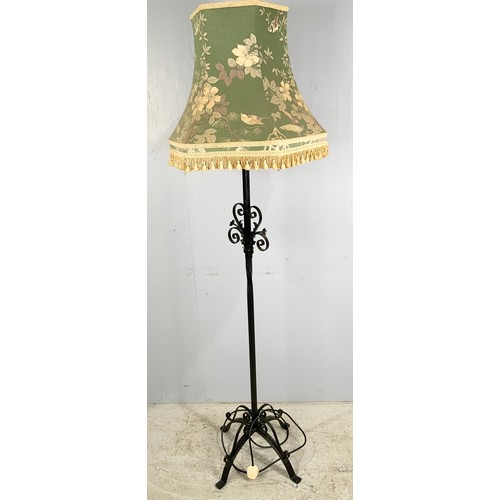 279 - WROUGHT IRON STANDARD LAMP