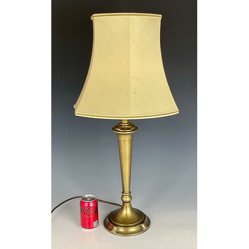 276 - LARGE METAL TABLE LAMP