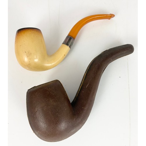 389 - MEERSCHAUM PIPE IN FITTED CASE