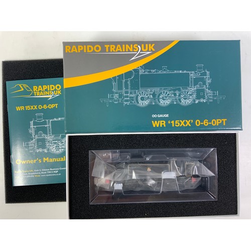 530 - RAPIDO BOXED WR 15XX PANNIER TANK, MODEL 904003, LINED BLACK NO 1505 BOX ADVISES DC/SILENT, APPEARS ... 