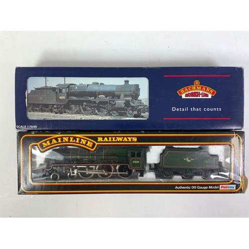 528 - BACHMANN BOXED 31-159 JUBILEE 5711 LMS LINED BLACK FOWLER TENDER, PLUS MAINLINE JUBILEE 45691 ORION