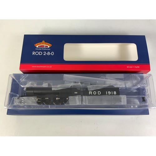 535 - BACHMANN BOXED ROD 2-8-0 1918 WD BLACK, 35-175, 21DCC, APPEARS LITTLE USED