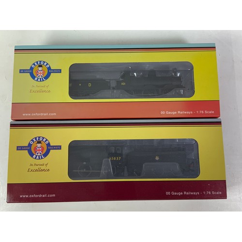 515 - OXFORD RAIL, BOXED J27 BR BLACK 65837, T/W DEAN GOODS WAR DEPARTMENT 8 PIN